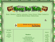 Tablet Screenshot of moneyboxmails.com